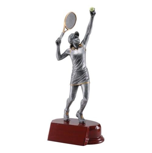 Trophies - Tennis Female Resin Figure Trophy