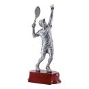 Tennis Male Resin Figure Trophy