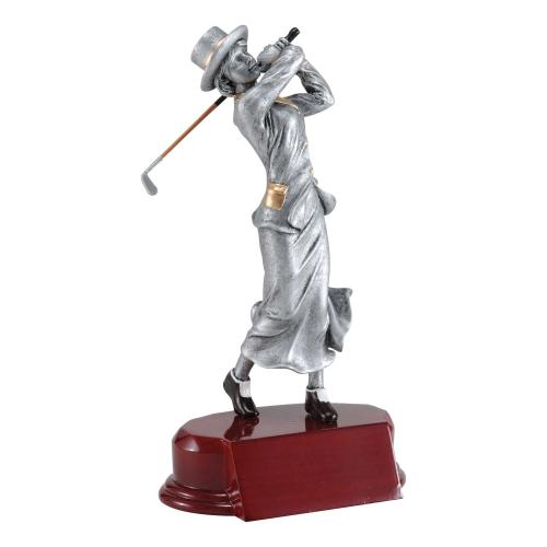 Trophies - Vintage Golf Female Resin Figure Trophy