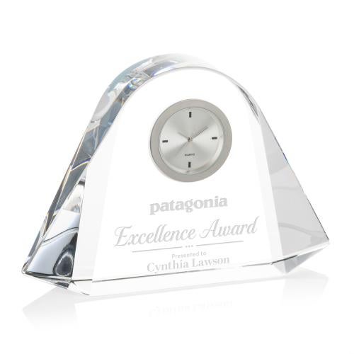 Awards and Plaques - Crystal Trophies - Crystal Clocks - Everall Clock