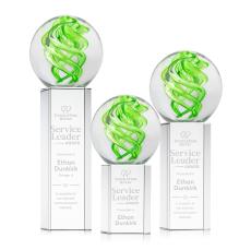 Longoria on Yoder Base Clear Globe Glass Trophy - Glass Trophies