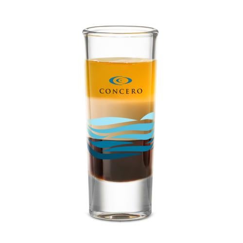 Custom Barware Glasses - Shot Glasses - Hidalgo Shot Glass - Full Color