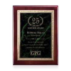 Diamond Rosewood Plaque - Rosewood/Verdi - Wall Plaque Awards