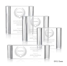 Whalen Clear Rectangle Crystal Trophy - Crystal Trophies
