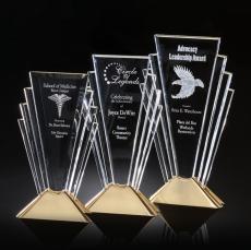 Lopes Gold Towers Crystal Trophy - Trophies