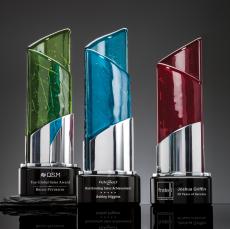 Lester Towers Trophy - Art Glass Trophies
