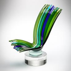 Colbert Unique Glass Trophy - Art Glass Trophies