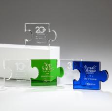 Cornell Unique Crystal Trophy - Crystal Trophies