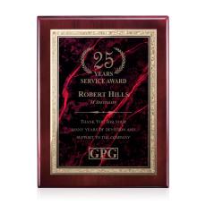 Diamond Rosewood Plaque - Rosewood/Garnetine - Wall Plaque Awards