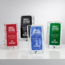Castro Rectangle Glass Trophy - Glass Trophies