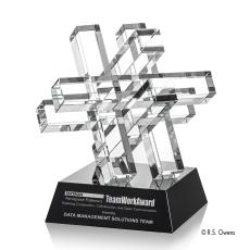 Landry Unique Crystal Trophy - Crystal Trophies