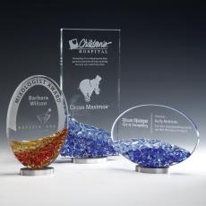 Quezada Rectangle Glass Trophy - Glass Trophies