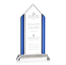 Herron Tower Peaks Crystal Trophy - Crystal Trophies
