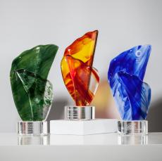 Jacobson Flame Glass Trophy - Glass Trophies