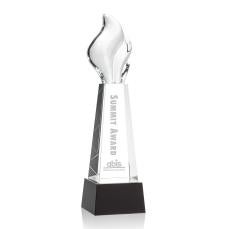 Fontenot of the Flame Crystal Trophy - Crystal Trophies