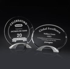 Locklear Circle Acrylic Trophy - Acrylic Trophies