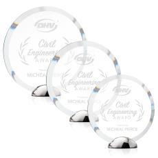 Capps Circle Crystal Trophy - Crystal Trophies