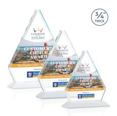 Mayer Full Color Fagan Crystal Trophy - Custom Trophies