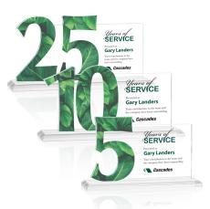 McGrath Full Color Clear Crystal Trophy - Crystal Trophies