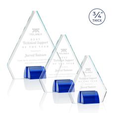 Kilgore Blue Crystal Trophy - Crystal Trophies