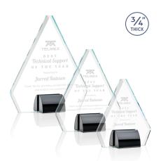 Kilgore Black Crystal Trophy - Crystal Trophies