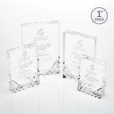 Macdonald Clear Rectangle Acrylic Trophy - Acrylic Trophies
