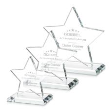 Gamboa Star Starfire Crystal Trophy - Crystal Trophies