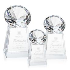 Medium Diamond Diamond Crystal Trophy - Crystal Trophies