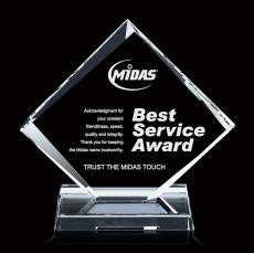 Sewell Starfire Crystal Trophy - Crystal Trophies