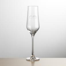 Watts Flute - Deep Etch - Champagne Glasses