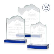 Castellanos Blue Peaks Crystal Trophy - Crystal Trophies