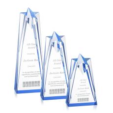 Hammer Star Blue Acrylic Trophy - Acrylic Trophies