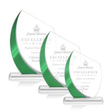 Sneed Green Peaks Crystal Trophy - Crystal Trophies