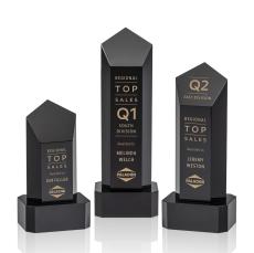 McFadden on Base Black/Black Towers Crystal Trophy - Crystal Trophies