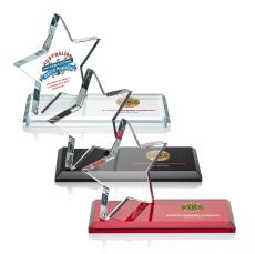 Hutchison Star Full Color Wood Trophy - Eco-Friendly Trophies