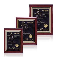 Shepherd Meredith Plaque - Rosewood/Black - Wall Plaque Awards