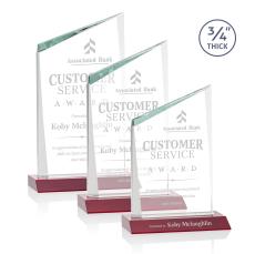 Brito Red Peaks Crystal Trophy - Crystal Trophies
