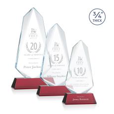 McMullen on Helton Red Unique Crystal Trophy - Crystal Trophies