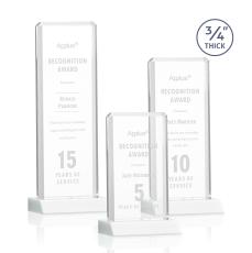 Stubbs Fagan Rectangle Crystal Trophy - Crystal Trophies