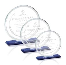 Varner Circle Crystal Trophy - Crystal Trophies