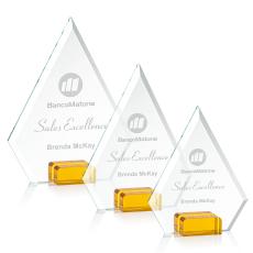 Norman Amber Crystal Trophy - Crystal Trophies