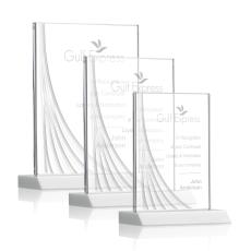 Goldstein Liquid Fagan Rectangle Crystal Trophy - Crystal Trophies