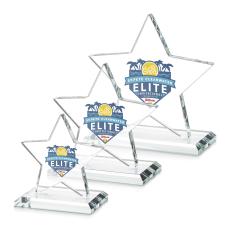 Gamboa Star Full Color Starfire Crystal Trophy - Trophies