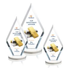 Fitzgerald Full Color Fagan Crystal Trophy - Custom Trophies