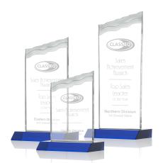 Bowden Blue Peaks Crystal Trophy - Crystal Trophies