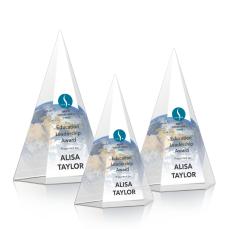 Carpenter Peak Full Color Crystal Trophy - Crystal Trophies