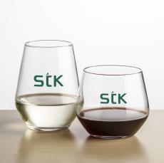 Renteria Stemless Wine - Imprinted - Wine Glasses