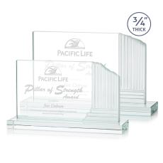 Marsh Starfire Rectangle Crystal Trophy - Crystal Trophies
