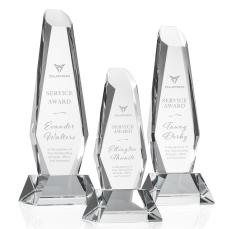 Amador on Base Clear Towers Crystal Trophy - Crystal Trophies