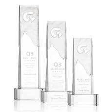 Siegel on Base Clear Towers Crystal Trophy - Crystal Trophies